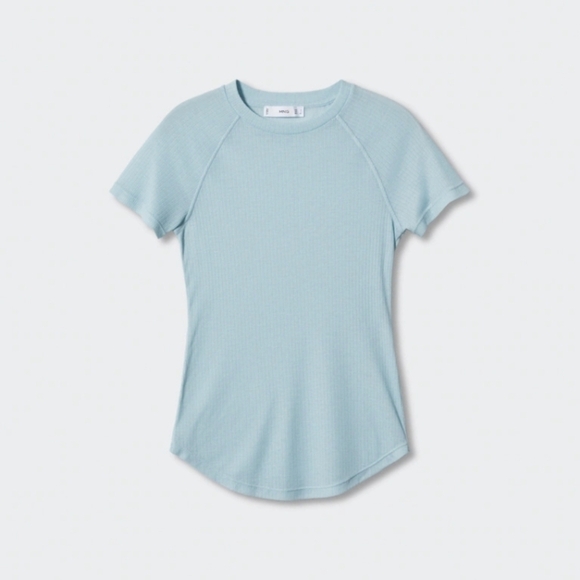 Mango Tops - Mango Seam Detail T-shirt